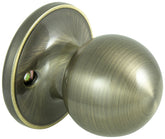 ProSource Dummy Knob, T3 Design, 1-3/8 to 1-3/4 in Thick Door, Brass, 65.7 mm Rose/Base